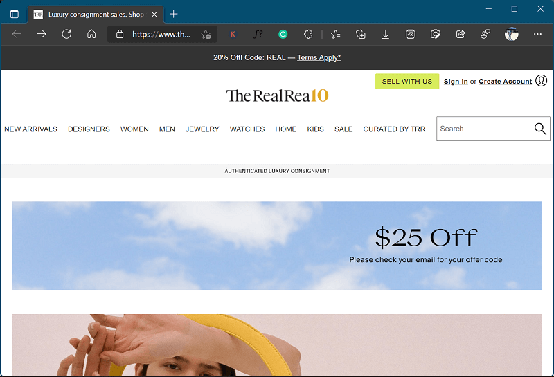 The RealReal - Best Websites like Poshmark