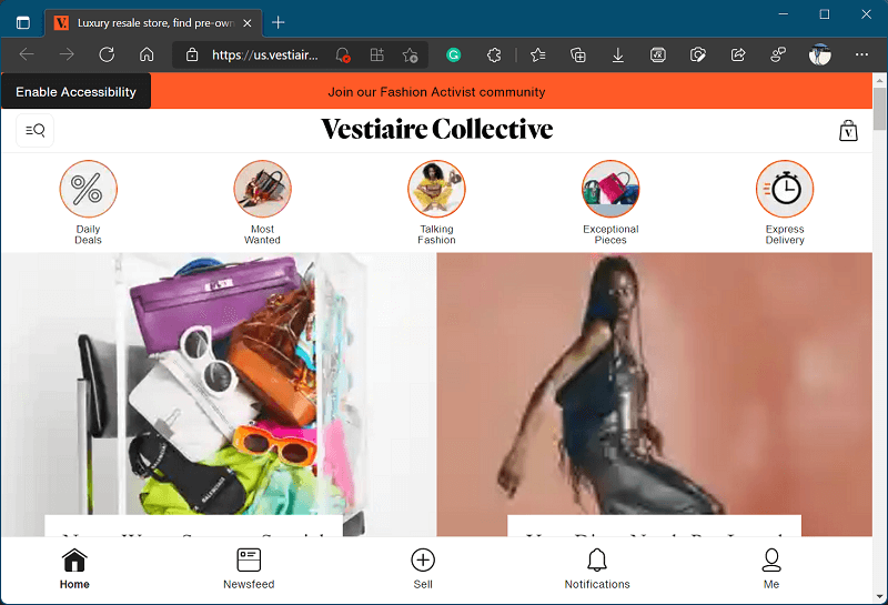 Vestiaire Collective - Best Websites like Poshmark