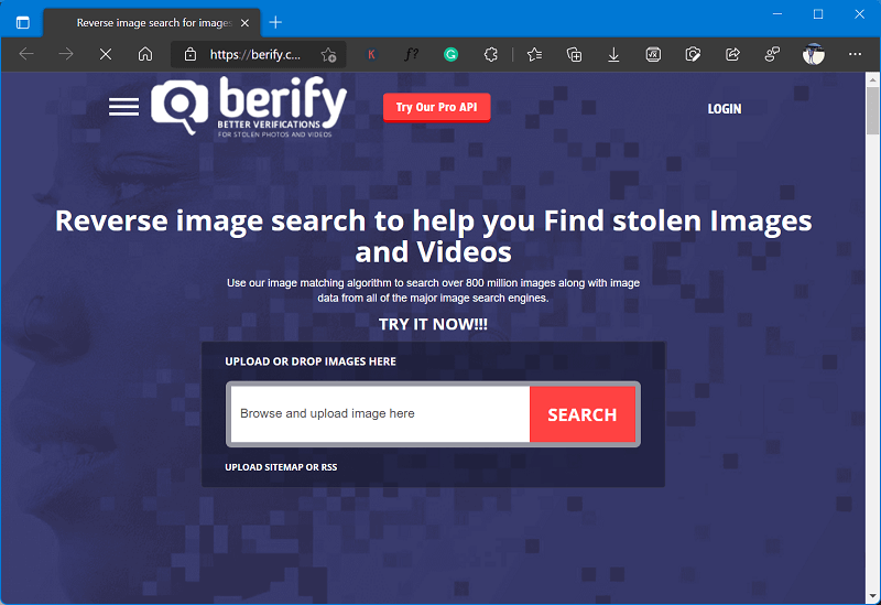  Berify: Reverse Image Search