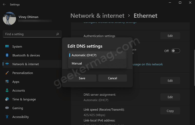 How to Enable DNS over HTTPs  DoH  in Windows 11 - 11