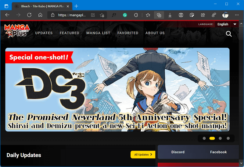 MangaPlus  - Best site to read manga online