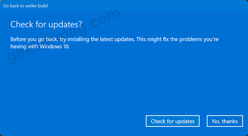 Check for updates - Windows 11