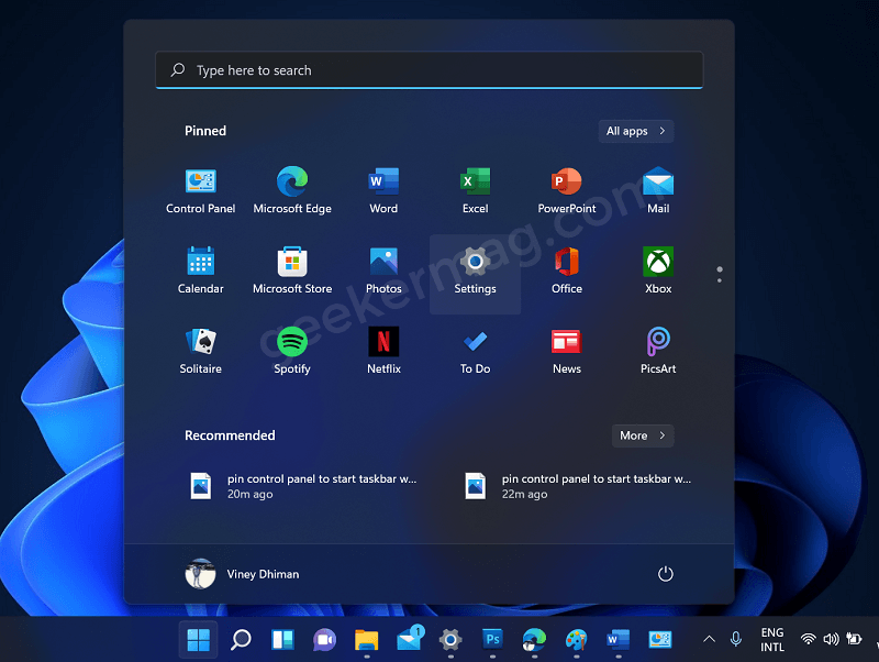 settings app windows 11