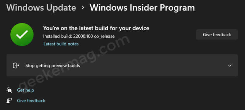 Fix  Windows 11 Insiders Unable to switch from Dev to Beta channels - 41