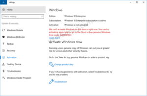 Fix: Upgrade From Windows 10 Home To Pro Results in Enterprise Edition windows-10-enterprise-activated
