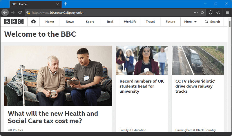 BCC News - Best Websites on the Dark Web (Onion Sites)