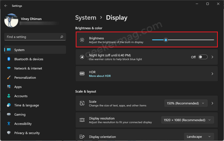 5 Ways on How to Adjust Brightness in Windows 11