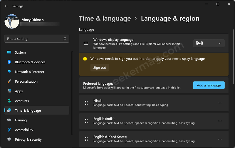 How to Change Language for Widgets on Windows 11  Two Ways  - 88