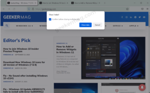 How to Enable Close Tab Warning in Firefox 94 How to Enable Close Tab Warning in Firefox 94