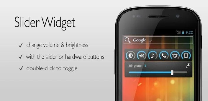 Slider Widget Volumes