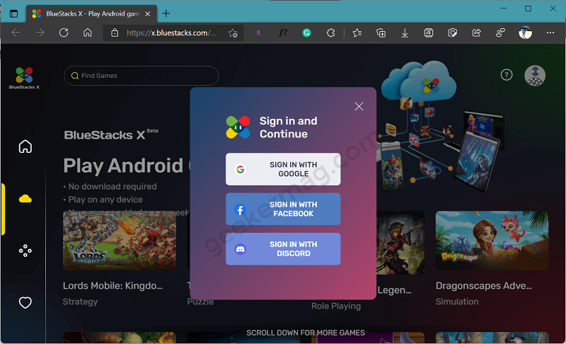 How to Play Android Games on BlueStacks X