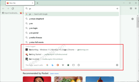 How to Turn Off Suggested Ads in the Firefox Address Bar