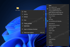 How to Restore Full Right-Click Context Menu in Windows 11 How to Restore full Right-click context menu in Windows 11
