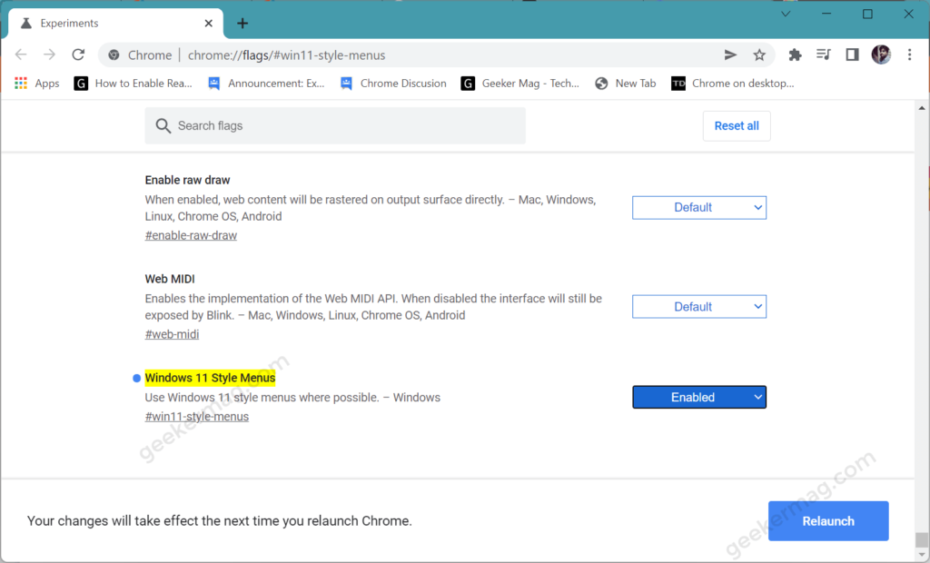 How to Enable   Make Google Chrome Menus Style like Windows 11 - 66