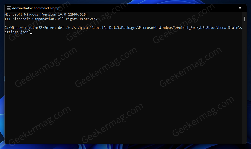 How to Reset Windows Terminal in Windows 11 - 87