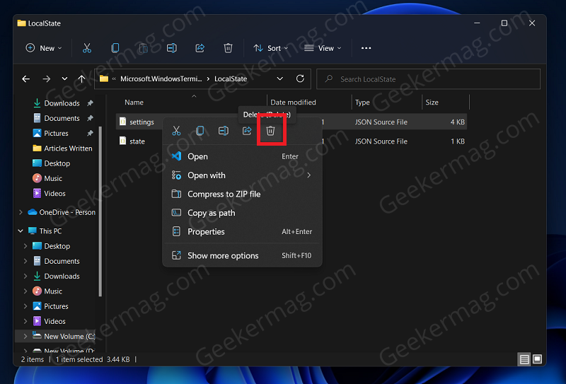 How to Reset Windows Terminal in Windows 11 - 66