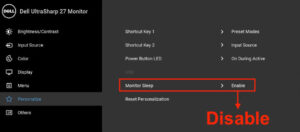 Dell Monitor Does Not Wake Up From Sleep: How To Fix? dell-monitor-sleep-issue-fix