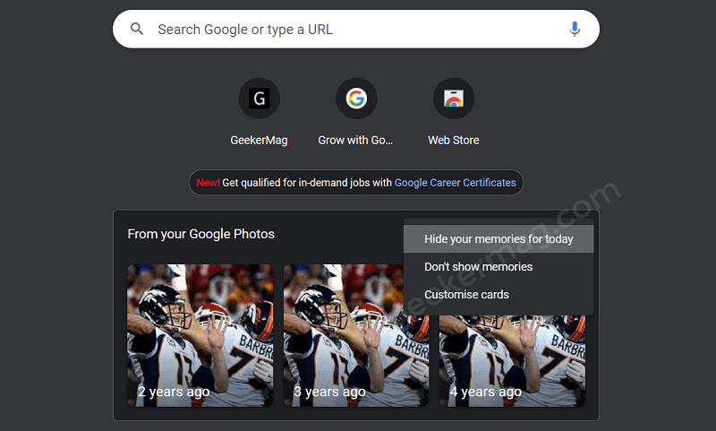 How to Enable Google Photos Memories on Chrome s New Tab Page - 67