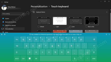 How to Change Keyboard Theme on Windows 11