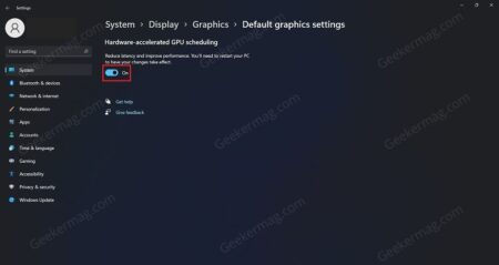 How to Turn ON | OFF Hardware Accelerated GPU Scheduling in Windows 11