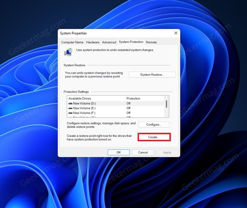 How to Create a System Restore Point in Windows 11 - 34