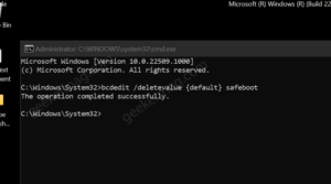 Fix – Unable to Exit Safe mode in Windows 11 unable to exit safe boot in windows 11
