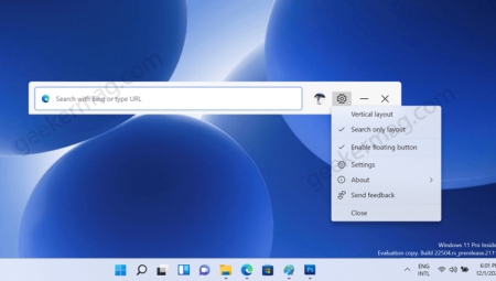 How to Turn on or Show 'Edge Bar' to Windows 11 & Windows 10 Taskbar