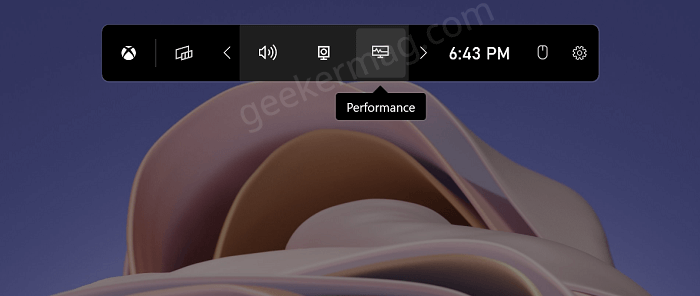 How to Show Xbox Game Bar Performance widget on Windows 11 Taskbar - 29