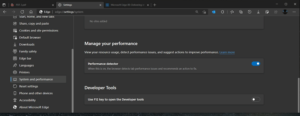 Use Performance Detector in Edge to Detect & Fix Tab Performance issues How to Detect and Fix Tab Performance issues in Microsoft Edge