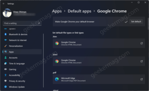 Change Windows 11 Default Web Browser ‘Chrome’ OR ‘Firefox’ in Single Click Now! make google chrome your default browser in windows 11 with one click