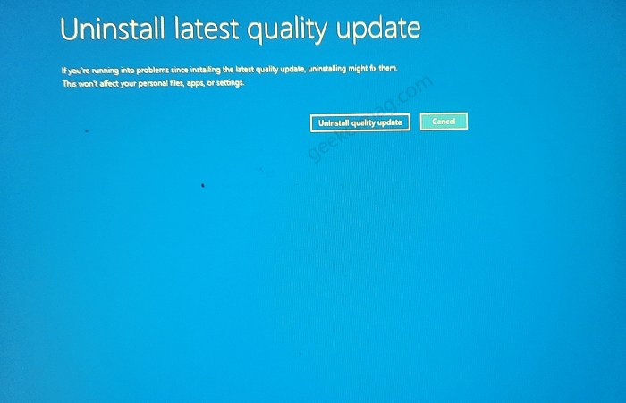 How to Uninstall Latest Feature Updates in Windows 11 - 99