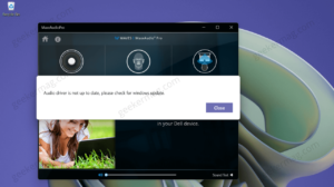 Fix - Waves MaxxAudio Pro "Audio driver is not up to date" Error Dell PC