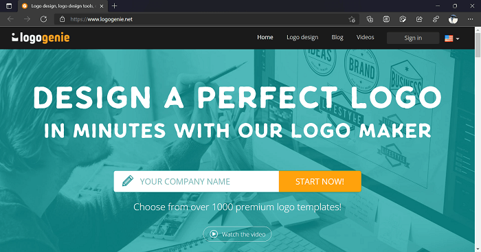 Logogenie - online free logo maker
