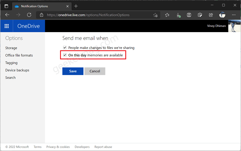 How To Turn Off Onedrive On This Day Memories Notification In Windows