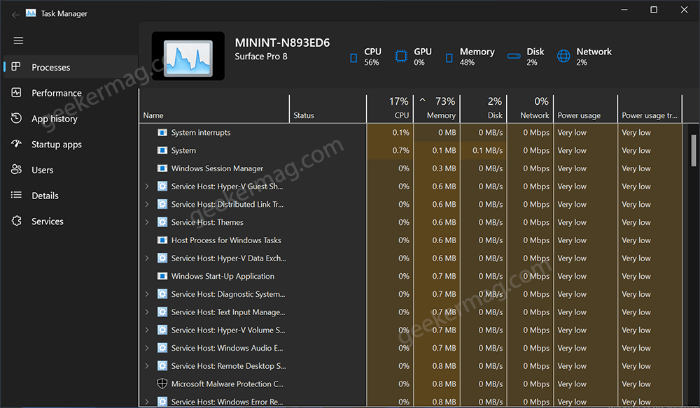 How to Enable New Task Manager in Windows 11 with Fluent Design - 85