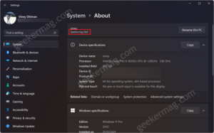How to Change System Product Name in Windows 11