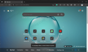 Set Bing 'Video of the day' as Home Page in Microsoft Edge Browser