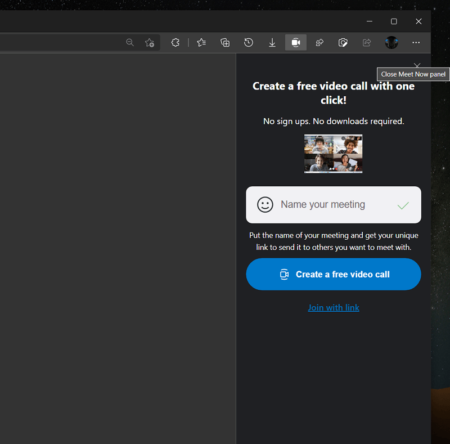 How to Create Video Call using Skype Meet in Microsoft Edge