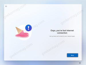 How to Install Windows 11 without an Internet Connection