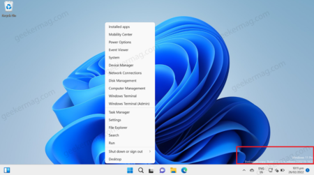 Fix - Opening WIN + X Menu Crash Restarts File Explorer in Windows 11