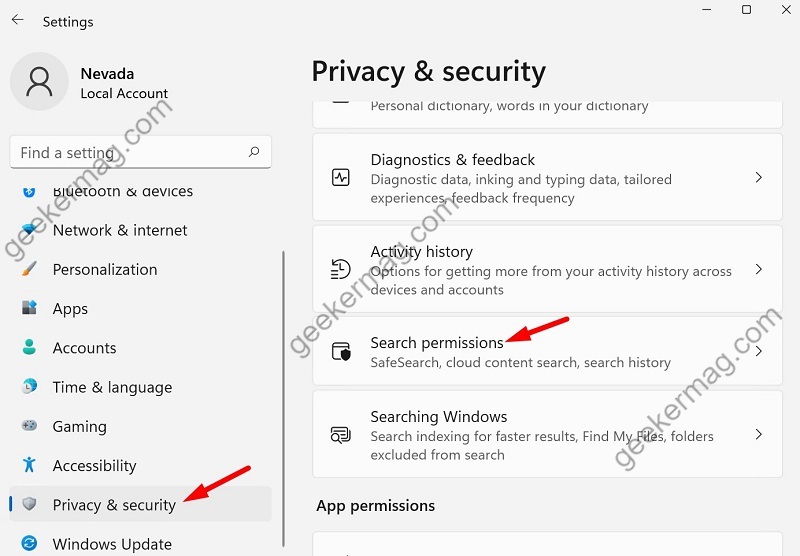 How to Enable or Disable Recent Search History in Windows 11 - 78