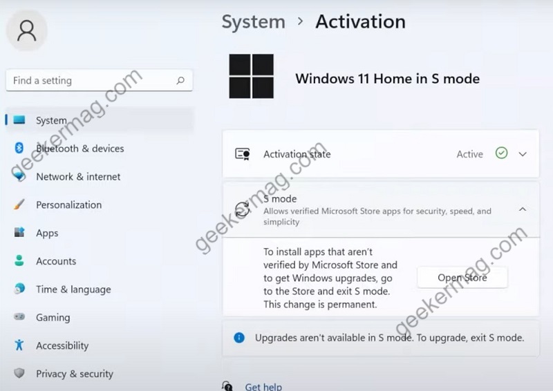 How To Switch Out From S Mode Windows 11 Home  itechguidez