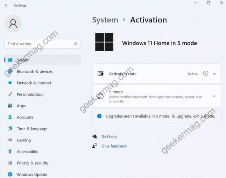 How To Switch Out From S Mode Windows 11 Home 6665