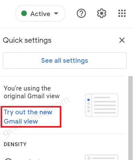 Try out the new Gmail View - enable gmail 2022 ui