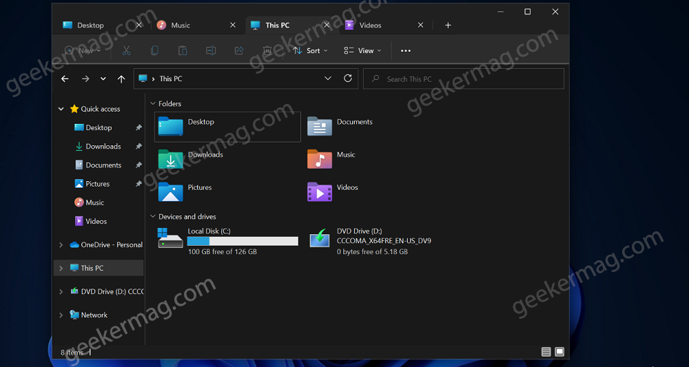 How to Enable Tabs in Windows 11 File Explorer