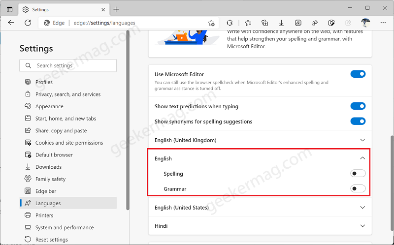 How to Access   Use Integrated Microsoft Editor in Edge Browser - 13