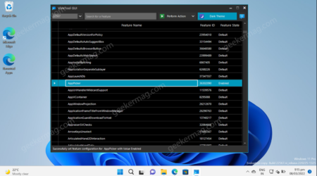 Download & Use ViveTool GUI to Unlock Hidden features in Windows 11 | 10