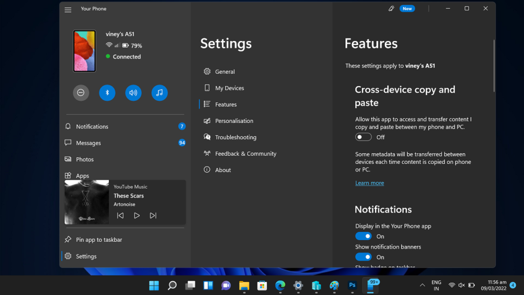 How To Link Android Phone To Windows 10 Pc Using Your Phone App ...