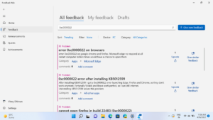 Fix: Chrome, Edge, Firefox Crashes with 0xc0000022 After Windows 11, 10 April 2022 Updates