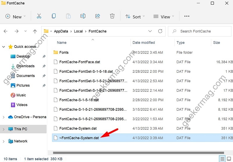 How to Delete Font Cache   Rebuild Again in Windows 11 - 32